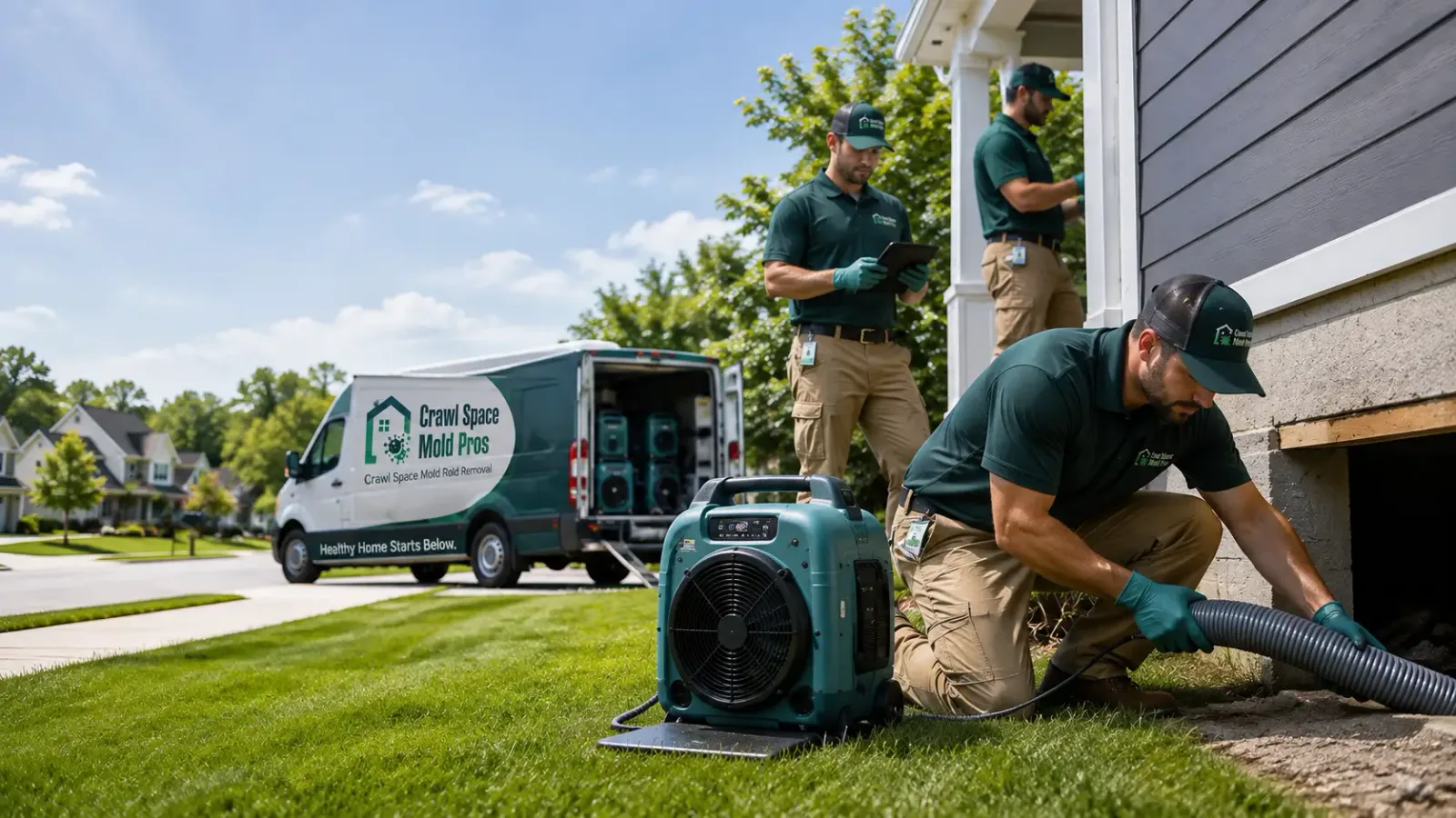 Crawl Space Mold Removal in Kismet, KS